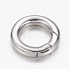 Tarnish Resistant 304 Stainless Steel Spring Gate Rings LS-STAS-D070-01P-1-2