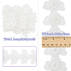 3 Yards Embroidery Flower Polyester Lace Trim OCOR-GF0002-53-2