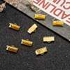Iron Ribbon Crimp Ends E005Y-G-4
