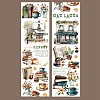 Coffee Theme Decorative Paper Tapes Rolls DIY-C081-02E-1