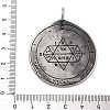 304 Stainless Steel Pendants STAS-V008-22AS-01-3