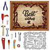Tool Theme Carbon Steel Cutting Dies Stencils DIY-WH0309-2068-1