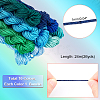   10 Bundles 10 Colors Nylon Chinese Knotting Cord NWIR-PH0002-06B-02-2