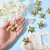 12Pcs Turtle Alloy Lapel Pinks for Backpack Clothes JEWB-CA0001-88AG-3
