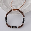Hip Hop Style Synthetic Turquoise Braided Bracelets FC4703-1-1