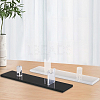 2 Sets 2 Colors Acrylic Knife Display Easel Stands ODIS-GL0001-04-5