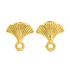 Ion Plating(IP) 304 Stainless Steel Studs Earring Findings EJEW-H013-15G-1