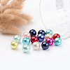 Mixed Acrylic Pearl  Round Beads For DIY Jewelry and Bracelets X-PACR-12D-M-3
