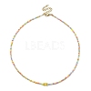 Natural Mixed Gemstone & Glass Seed Beaded Necklace NJEW-JN04426-3