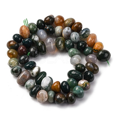 Natural Indian Agate Beads Strands G-RM250109-B6-1