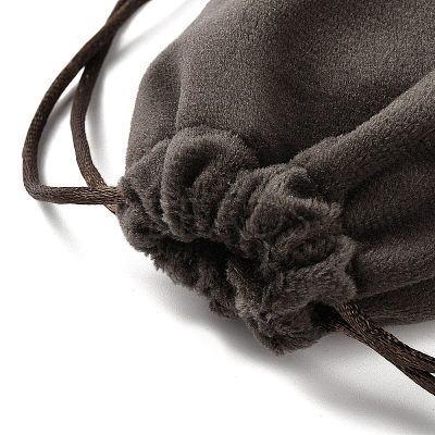 Velvet Jewelry Drawstring Storage Pouches ABAG-P013-02B-02-1