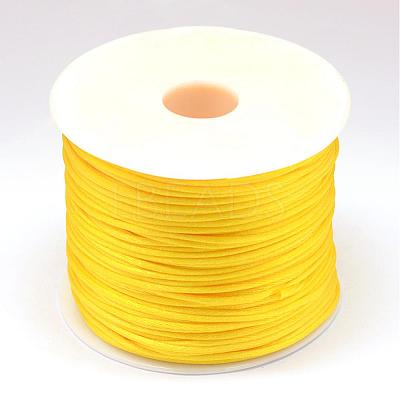 Nylon Satin Rattail Cords NWIR-R025-1.0mm-543-1