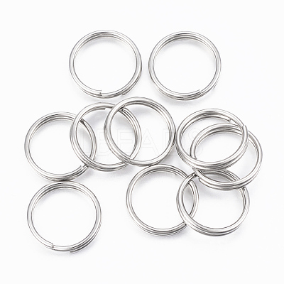 Tarnish Resistant 304 Stainless Steel Split Rings STAS-H413-07P-B-1