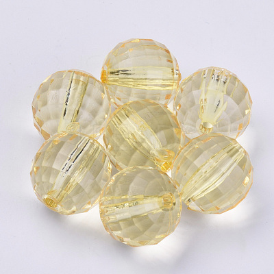 Transparent Acrylic Beads TACR-Q254-20mm-V-1