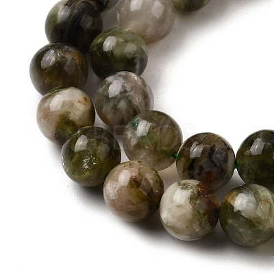 Natural Lepidolite Beads Strands G-F799-B01-7mm-1