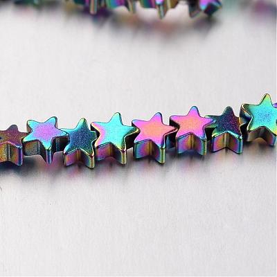 Electroplate Non-magnetic Synthetic Hematite Bead Strands G-F300-24A-02-1
