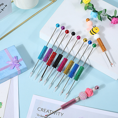 10Pcs 10 Colors Steel Seam Rippers TOOL-SC0001-67-1
