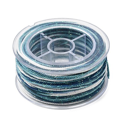 30M Segment Dyed Cotton & Metallic String Threads OCOR-F018-01A-1