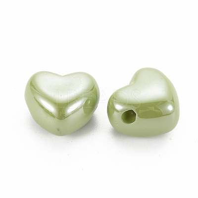 Opaque Acrylic European Beads MACR-S372-03B-83-1
