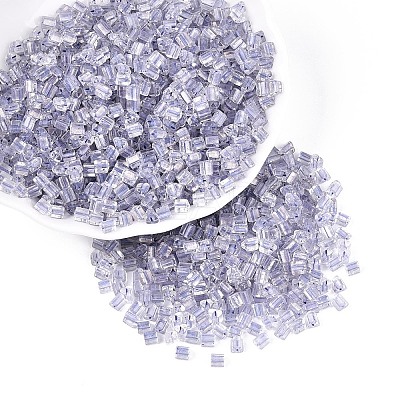 Transparent Inside Colours Glass Seed Beads SEED-T007-13H-1