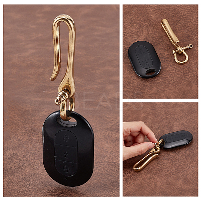 Brass S Hook Clasps and Brass Shackles Clasps PH-KK-P001-01-1