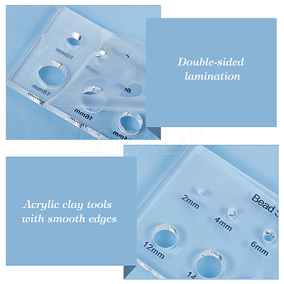 Acrylic Measuring Tool TOOL-WH0053-28-1