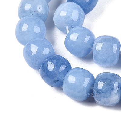 Dyed Natural White Jade Beads Strands X-G-T138-S12-1