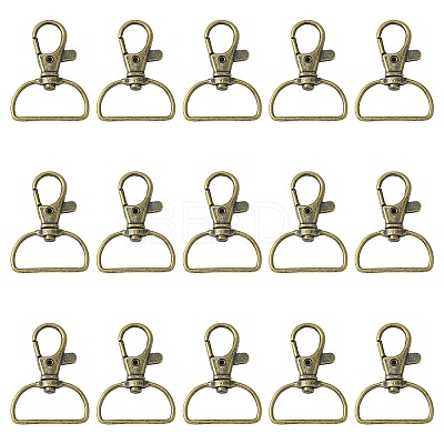 Alloy Swivel Clasps FIND-CJC0012-093AB-1