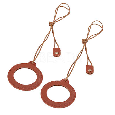 2Pcs Neck Wear Magnifying Glass AJEW-CA0005-27B-1
