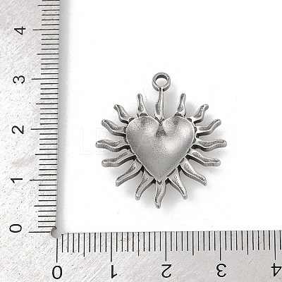 304 Stainless Steel Pendants STAS-D366-01K-P-1