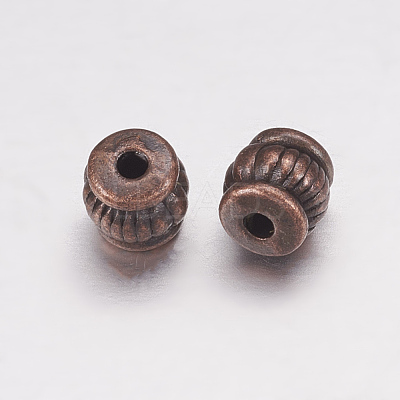 Tibetan Style Beads TIBEB-Q043-R-FF-1
