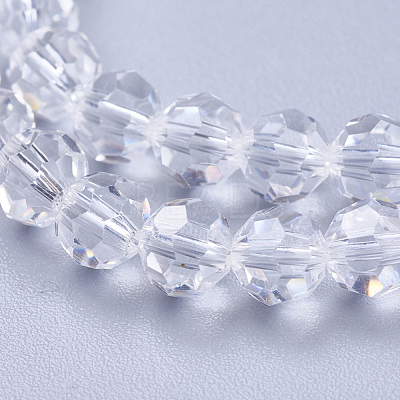 Imitation Austrian Crystal Bead Strands G-M181-5mm-01A-1