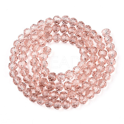 Glass Beads Strands EGLA-J042-6mm-23-1