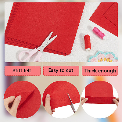 15Pcs Felt Non Woven Fabric DIY-SP0003-93O-1