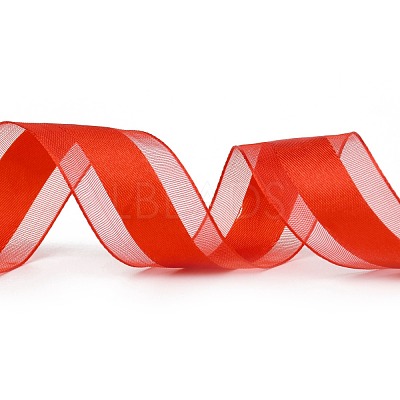 Solid Color Organza Ribbons ORIB-E005-B12-1