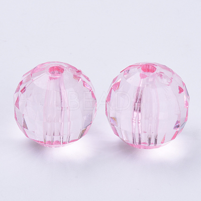 Transparent Acrylic Beads TACR-Q254-8mm-V03-1