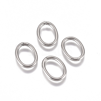 Tarnish Resistant 304 Stainless Steel Open Jump Rings STAS-L234-144D-1