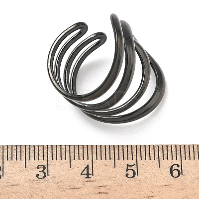 304 Stainless Steel Cuff Open Rings LS-RJEW-D338-02C-EB-1