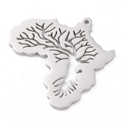Tarnish Resistant 304 Stainless Steel Pendants STAS-P281-01P-1