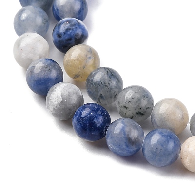 Natural Sodalite Beads Strand GSR8mmC013-1