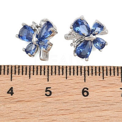 SHEGRACE Butterfly Brass Micro Pave Cubic Zirconia Spacer Bars XGRQ5K576-825P-B-1