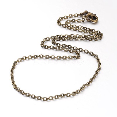 Iron Cable Chain Necklace Making NJEW-JN01385-02-1