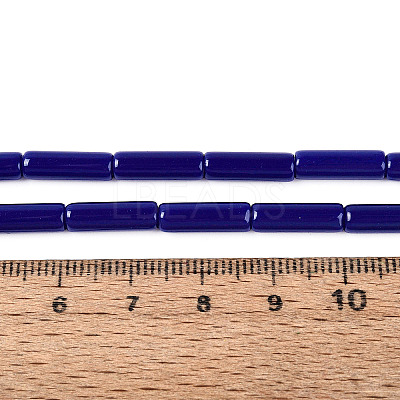 Opaque Solid Color Glass Beads Strands X-GLAA-N070-01A-C05-1