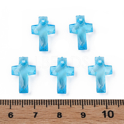 Transparent Acrylic Pendants MACR-S373-130-B08-1