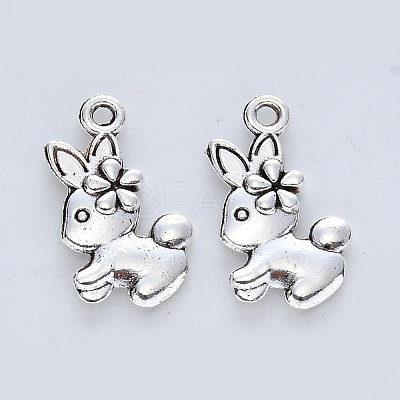 Tibetan Style Alloy Pendants X-TIBE-R316-081AS-RS-1