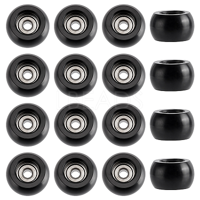 16Pcs POM Coated U Groove Guide Pulley Wheel Roller Bearing FIND-WR0013-19A-1