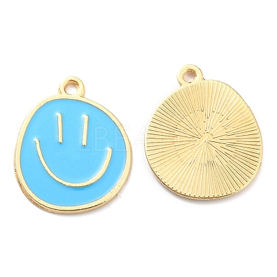 Alloy Enamel Pendants X-ENAM-D051-18G-03-1