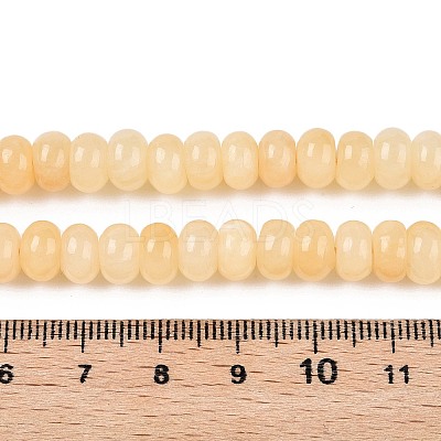 Natural Yellow Jade Beads Strands G-T138-74B-1