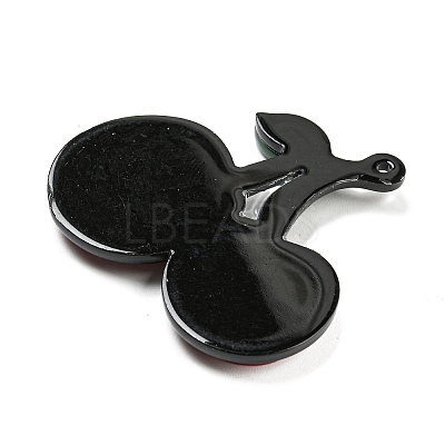 Opaque Resin Pendants SACR-F011-04B-1