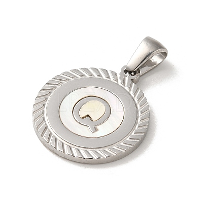 304 Stainless Steel Pendants STAS-I204-Q-P-1